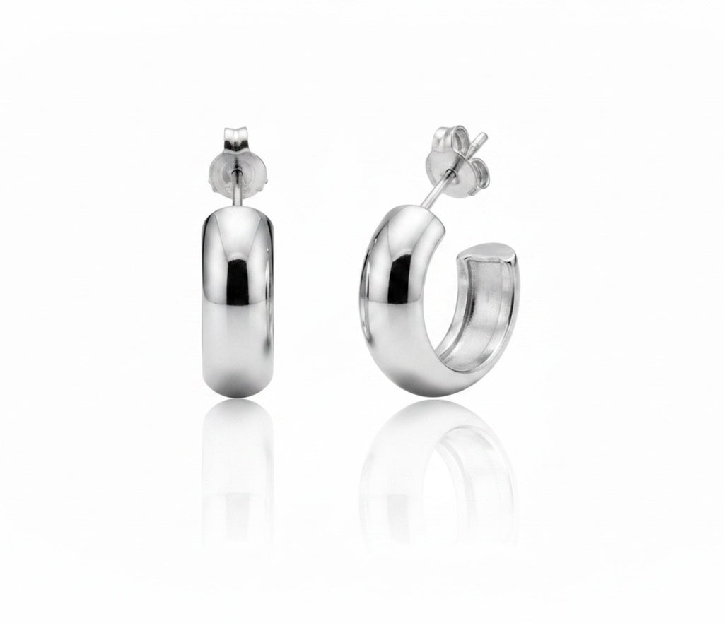 Remi Hoop Earring (Brushed)