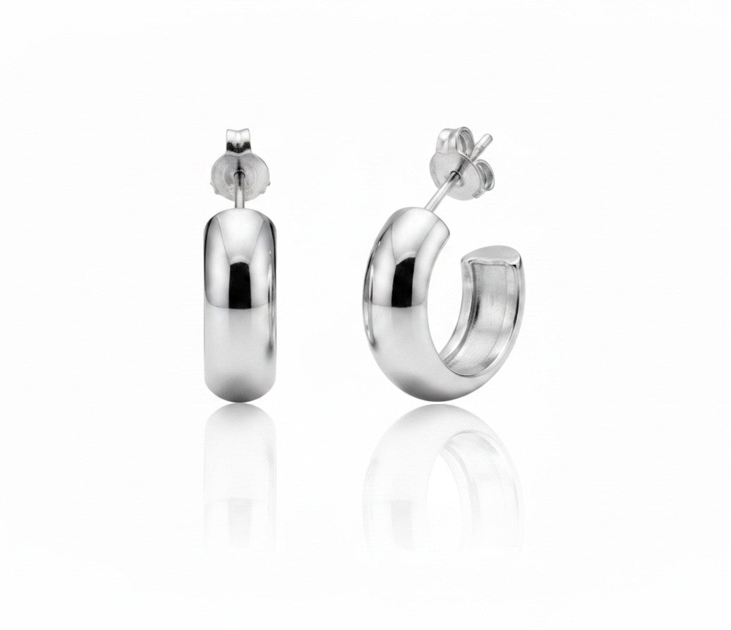 Remi Hoop Earring (Brushed)