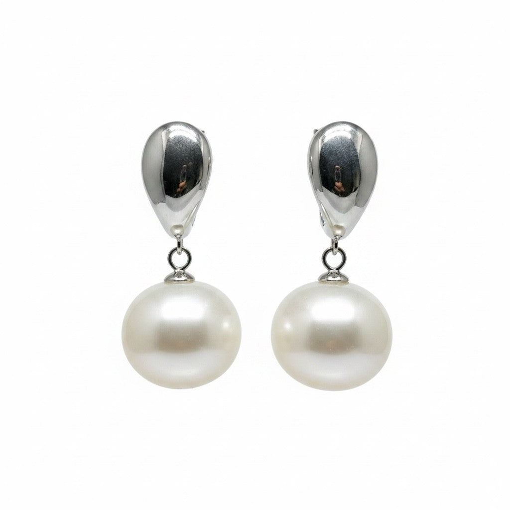 Pearl Drop Earring (Silver)