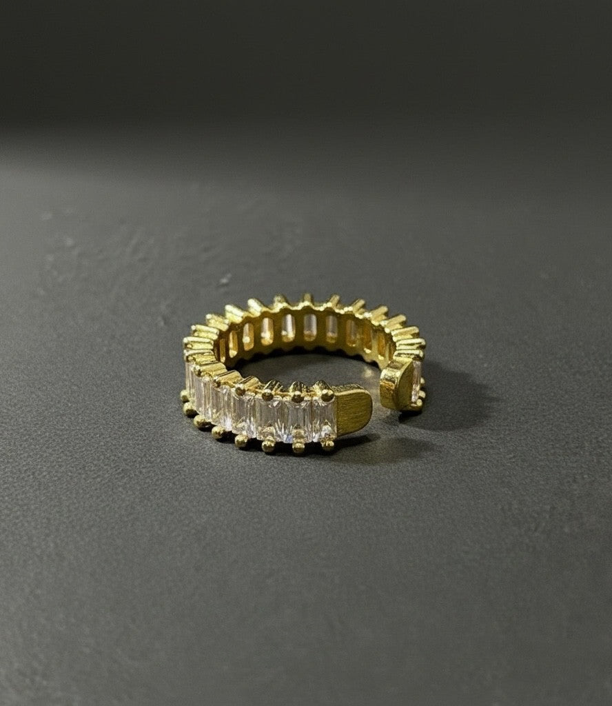 Rosa Vintage Ring - Brass (Gold Plated)