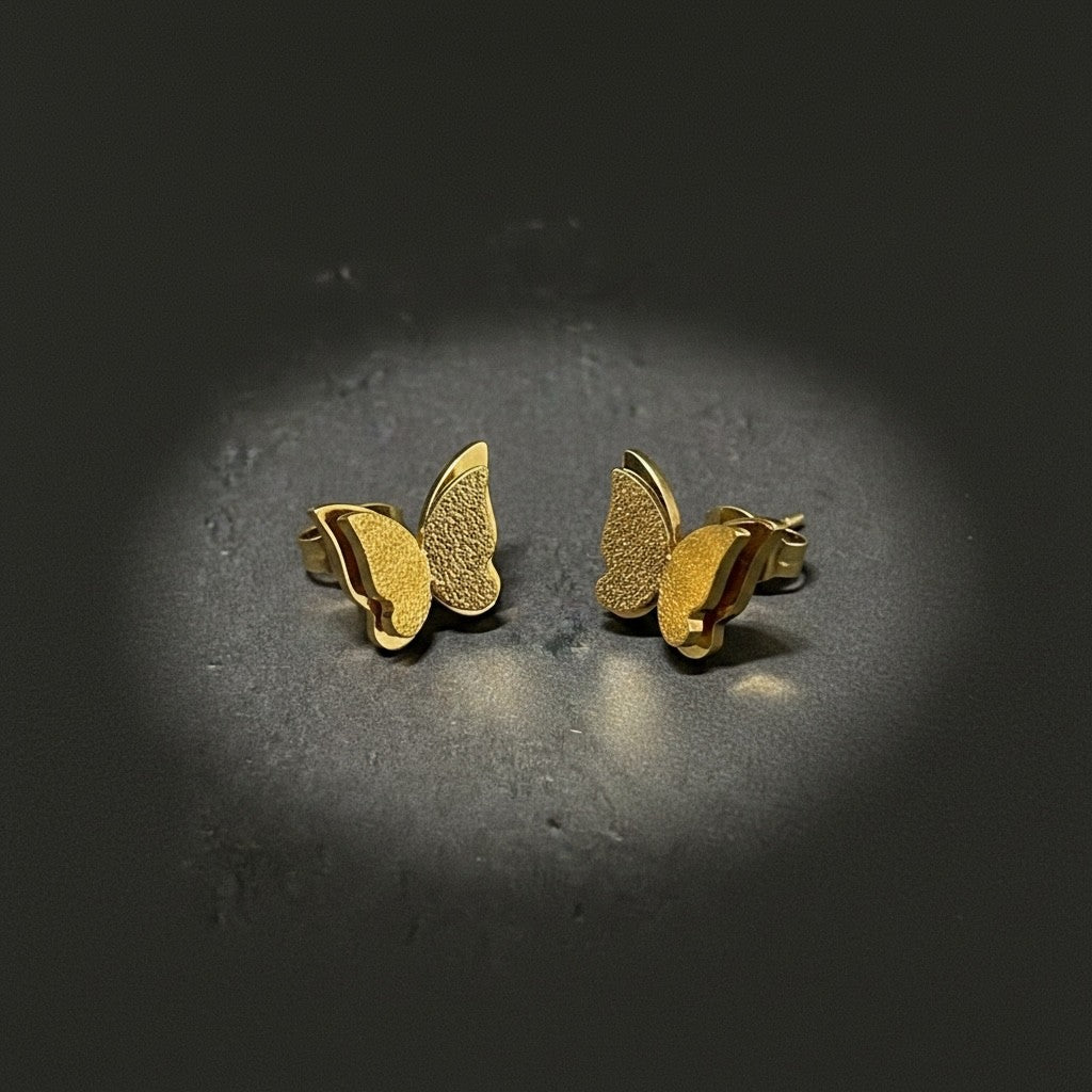 Sienna Butterfly Stud