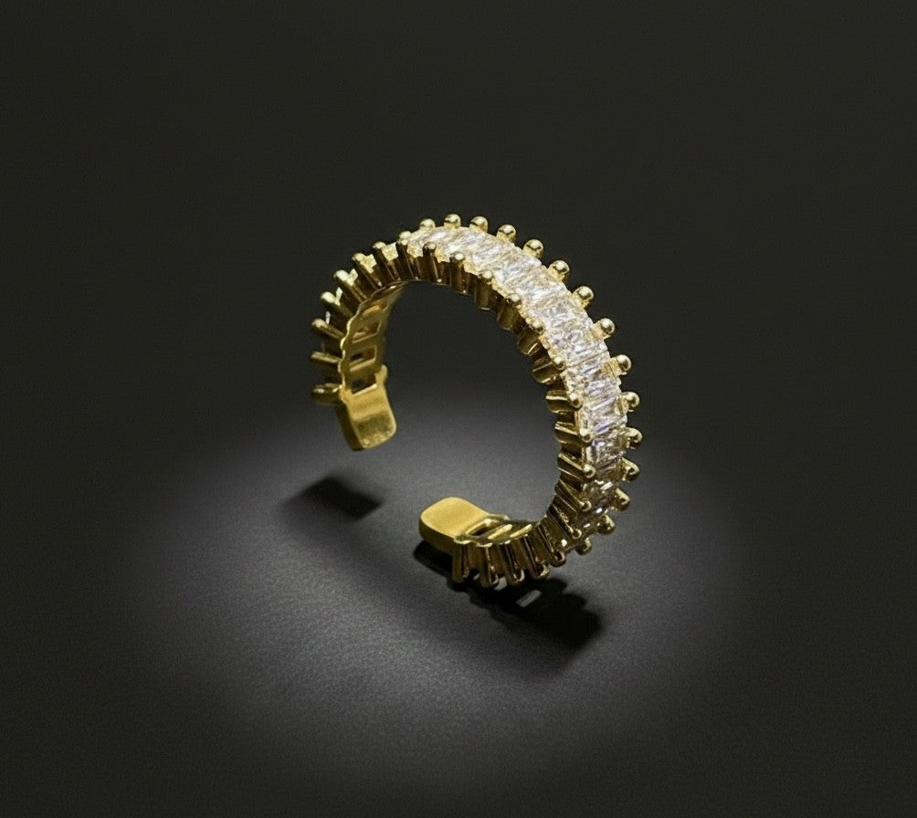 Rosa Vintage Ring - Brass (Gold Plated)