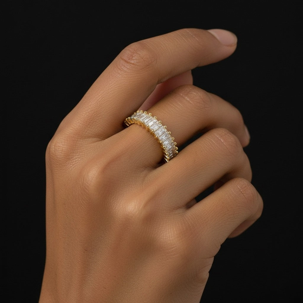 Rosa Vintage Ring - Brass (Gold Plated)