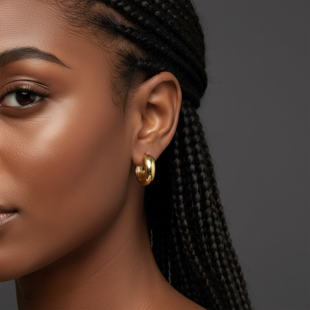 Remi Hoop Earring (Polished)